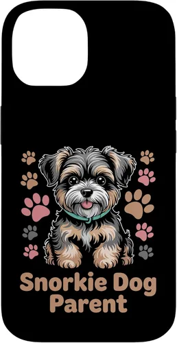Vista 4 de Snorkie Dog Parent Cute Pet Owner Schnauzer Yorkie Mix Case for iPhone 17
