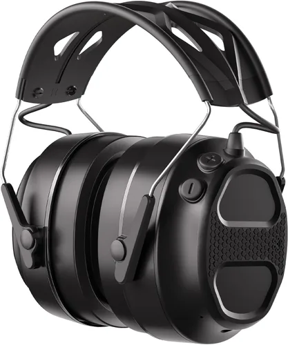 Vista 8 de BJKing Bluetooth Hearing Protection Headphones,120H Playtime, SNR 30dB Safety Earmuffs Ear Protection for Mowing