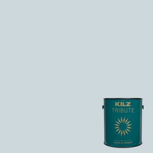 Vista 92 de KILZ TRIBUTE Pintura e Imprimación, Interior, Muestra de Color, Almost Aqua, 8 Onzas