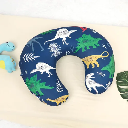 Vista 7 de Hooyax Juego de 2 fundas de almohada de lactancia, ultra suaves y elásticas, adorable funda para almohada de alimentación infantil, para la mayoría