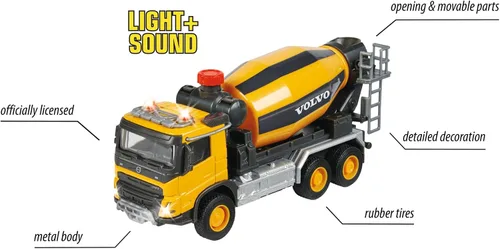 Vista 4 de Majorette - Grand Series - Camión enrutador Volvo FMX - 7.5 in (escala 1:43) - Sonidos y luces - a partir de 3 años - 213723002