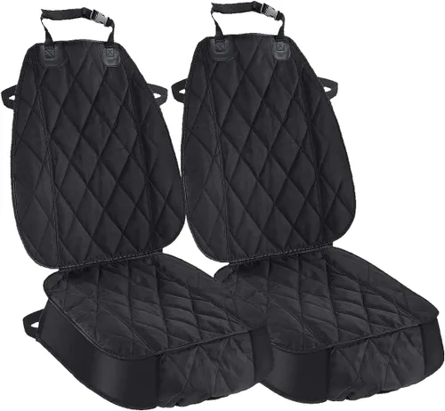 Vista 9 de AsFrost Funda de asiento para perros, camiones, SUV, gruesa 600D, resistente al agua y al desgaste, duradera, antideslizante, convertible