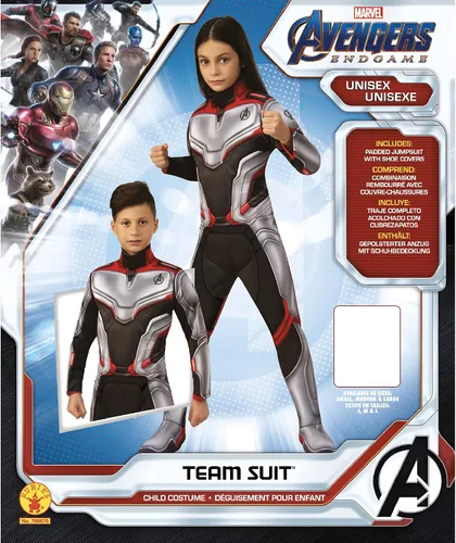 Vista 3 de Rubie's Child's Marvel: Avengers Endgame Deluxe - Disfraz de equipo, talla S