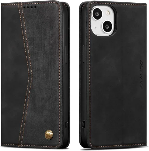 Vista 32 de QLTYPRI Para iPhone Air Case Wallet Con Tarjetero, Vintage PU Cuero Kickstand Cierre Magnético A Prueba De Golpes Folio Libro Funda Para IPhone 17