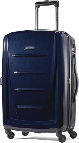 Vista 235 de Samsonite Winfield 2 Equipaje rígido con ruedas giratorias, Azul profundo, Juego de 3 piezas (20/24/28)
