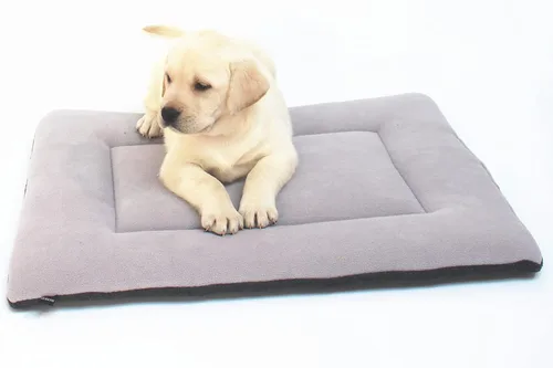 Vista 8 de Tapete de cama para perro de 24 x 18 pulgadas, cama para perros pequeños Gris-oscuro