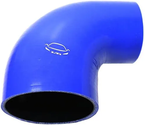 Vista 14 de Manguera de silicona reforzada de 4 capas de alto rendimiento de 2"-2.25" ID codo reductor acoplador de 90 grados para turbo/intercooler/tubería