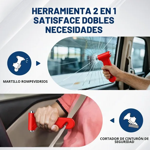 Vista 4 de XOOL Kit de emergencia para automóvil con cables de puente, kit de primeros auxilios, correa de remolque y juego de herramientas – Kit de seguridad