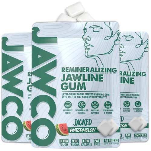 Vista 13 de JAWCKO Chicle Ultra-Resistente para Mandíbula Obtén una Mandíbula Más Fuerte y Cuadrada Chicle Duro de Entrenamiento para Mandíbula Fuerza 15X