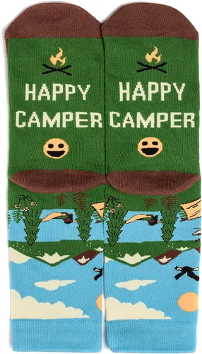 Vista 4 de Lavley Calcetines divertidos para amantes de las actividades al aire libre y más, regalos novedosos para hombres, mujeres y adolescentes