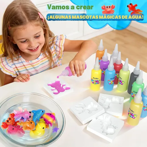 Vista 4 de Kits de manualidades mágicos de elfo de agua - Juguetes para hacer blanda
