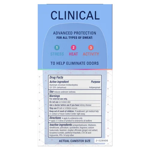 Vista 10 de Secret Clinical Strength desodorante antitranspirante para mujeres, respuesta al estrés, 3X protección contra el estrés, 72 horas de protección