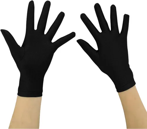 Vista 18 de Ensnovo Guantes de disfraz de dedo completo de elastano para niñas de 5 a 18 años