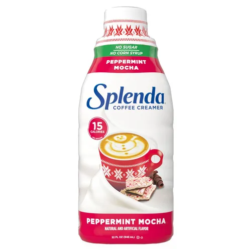 Vista 23 de SPLENDA Crema de café de vainilla francesa baja en calorías, sin azúcar, botella de 8 onzas líquidas