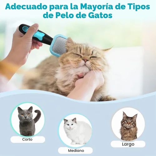 Vista 6 de Cepillo Slicker, cepillo para perros con pinzas de limpieza suave para eliminar el pelo suelto, cepillo para perros pequeños, cachorros, yorkies