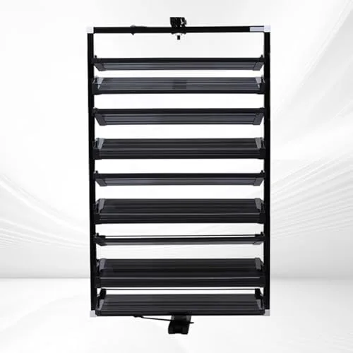 Vista 8 de 360-Degree Rotating Shoe Organizer Cabinet, Stylish Hidden Storage Solution for Entryway & Living Room, Space-Saving Design, 72x67.2cm/28.3x26.5in