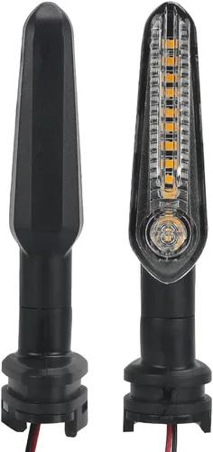 Vista 8 de 2 piezas de luz indicadora de señal de giro para motocicleta YZF R6 R1 R3 R7 R15 MT03 MT07 MT09 MT10 T7 TENERE TRACER 700 900 9/GT XSR 700 900 XJ6