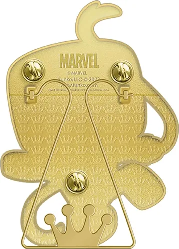 Vista 3 de Loungefly PIN POP! Pin esmaltado grande Marvel Gingerbread - Spider-Man - Pin esmaltado grande - Pin esmaltado de Marvel Comics - Broche y bolsas