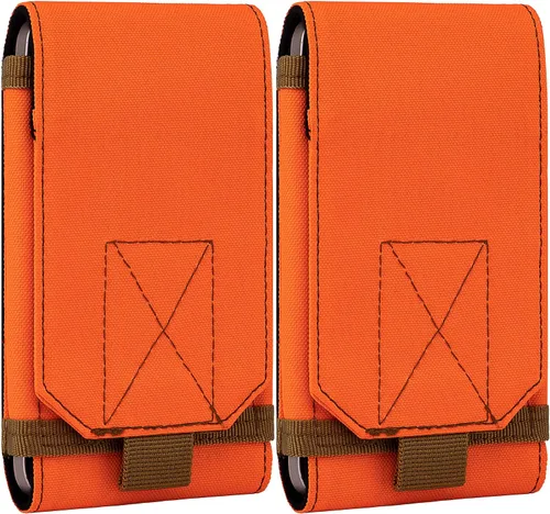 Vista 14 de bvya Funda táctica Molle para iPhone 15 Pro Max/15 Pro/15 Plus/15/14 Pro Max/13 Pro Max/12 Pro Max y otros teléfonos inteligentes de 4.7 a 6.9