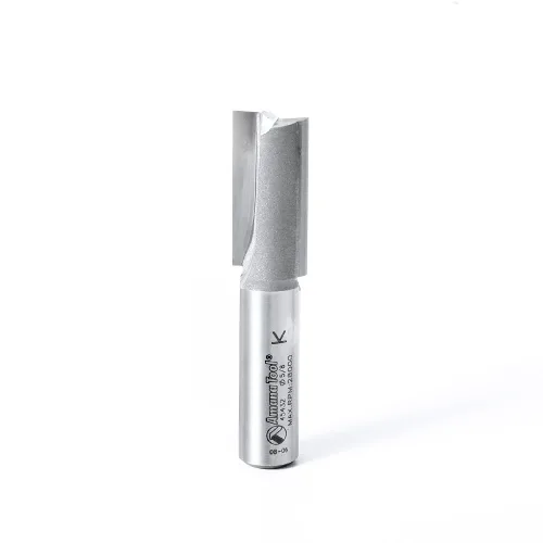 Vista 12 de Amana Tool 45424 Broca de enrutador de inmersión recta de alta producción con punta de carburo, 0,5 pulgadas de diámetro x 3,81 pulgadas CH x 0,5