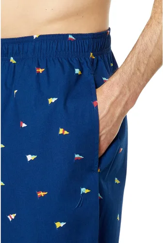 Vista 3 de Nautica Pantalón de dormir con estampado de bandera para hombre