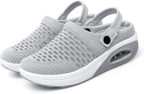 Vista 2 de Zapatos para caminar para mujer, zapatos ortopédicos para caminar para diabéticos