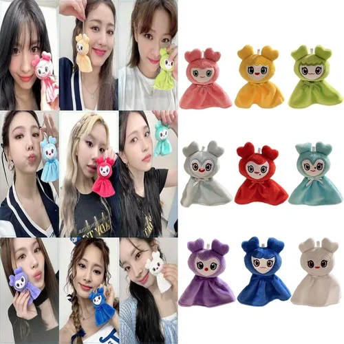 Vista 3 de SXTQFDC Kpop Twice Merch,Dahyun Sana Tzuyu Nayeon - Llavero de dibujos animados