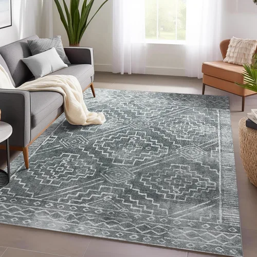 Vista 76 de jinchan - Tapete de pasillo marroquí de 2 x 6 pies con líneas, bohemio, lavable, para cocina, suave, geométrico, de lana sintética, antideslizante
