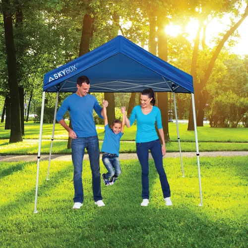 Vista 4 de Caravan Canopy Skybox 3.2 pies x 6.5 pies instantáneo, multiusos, altura