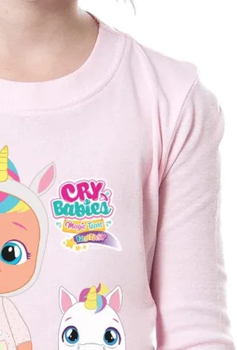 Vista 3 de INTIMO Cry Babies Magic Tears Girls' Child Characters Show Unicorn Sleep Pajama Set