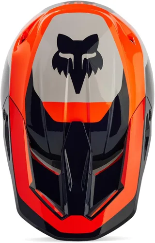 Vista 5 de Fox Racing Casco unisex para motocross V1, naranja fluorescente, talla XXL