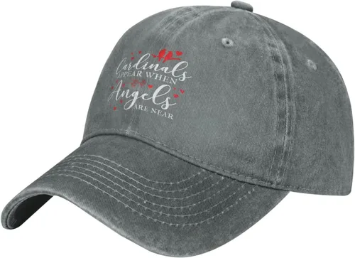 Vista 2 de Gorra de béisbol ajustable con diseño de cardenal para hombre, diseño de cardenal