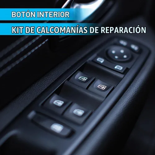Vista 2 de Pegatina de Cubierta de Botón de Interruptor de Ventana Compatible con Mercedes Benz A B C E G GLA CLA GLK GL ML GLE Class, Cubierta de Botón