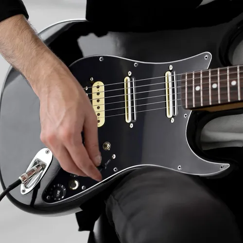 Vista 4 de Colaxi Repuesto de pastilla de guitarra, resistente, fácil instalación, cargado, precableado, práctico blanco, duradero para piezas de guitarra