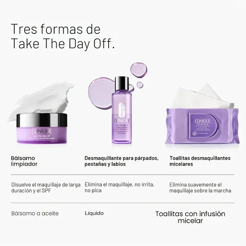 Vista 11 de Clinique Take The Day Off Cleansing Balm Makeup Remover Dissolves Face + Eye Makeup and Sunscreen For All Skin Types