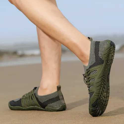 Vista 7 de Zapatos de agua para mujer y hombre, zapatos de natación para piscina, zapatos de agua para caminar, zapatos de playa, zapatos descalzos