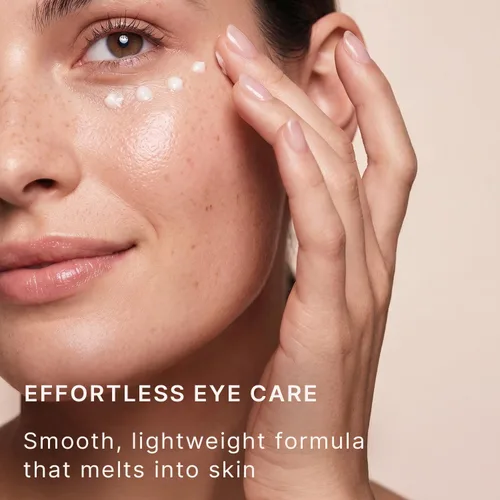 Vista 4 de Beauty by Earth Crema de ojos con cafeína para hinchazón y bolsas debajo de los ojos, fabricada en Estados Unidos con ingredientes naturales
