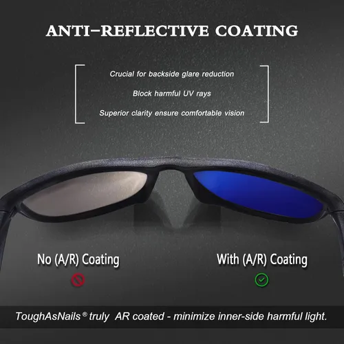 Vista 4 de ToughAsNails Replacement Lenses for Oakley Fuel Cell OO9096 Sunglasses - HyperVision Plus Black - Polarized Ultra