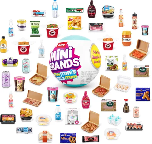 Vista 7 de Mini Brands -Llena el refrigerador Serie 1-1PK Fill The Fridge PLAYSET S1 y 2PK INT Cápsulas S1 Combo