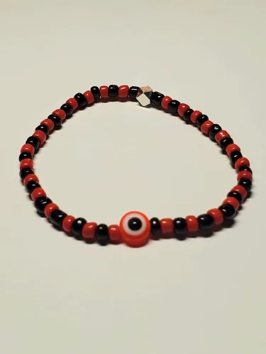 Vista 18 de 3 pcs Ilde Cowrie seashell Evil Eye Hamsa Hand Orisha Santeria Pulseras Bracelet Set