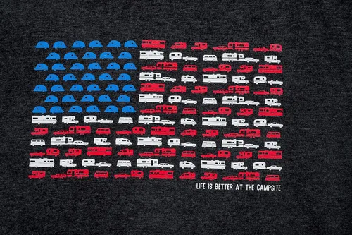 Vista 3 de Camco Life is Better at The Campsite Crew Neck