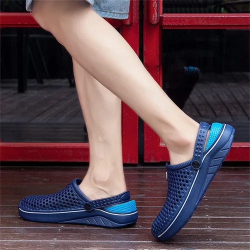Vista 4 de Zapatos de baño para hombre y mujer, zapatos de playa, zapatos de agua, zapatos para caminar, zapatos de viaje para el hogar, zapatos de malla