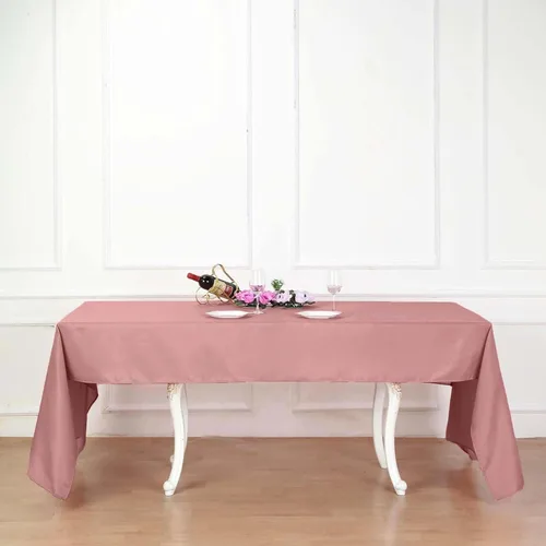 Vista 178 de Efavormart - Mantel rectangular, 60 x 102 pulgadas, resistente a las manchas y a las arrugas, lavable, mantel decorativo oblongo de tela de Amatista