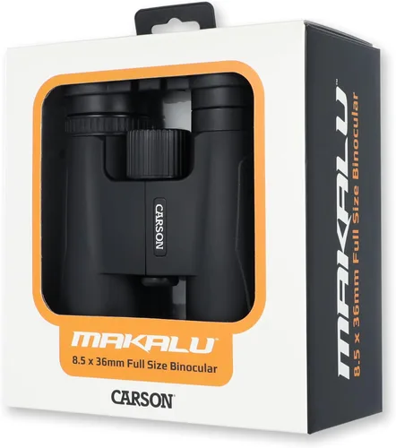 Vista 6 de Carson Makalu - Prismáticos compactos de 0.335 x 1.417 in, ópticos multicapa con prismas BK7 con funda protectora y correa para el cuello para uso