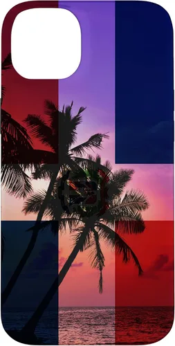 Vista 15 de Tropical Ocean Dominican Republic Flag - Dominican Pride Case for iPhone 17