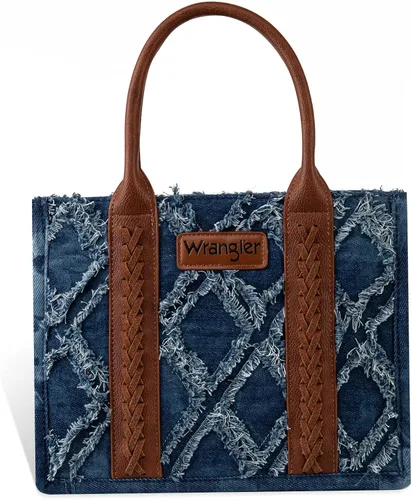 Vista 7 de Wrangler Aztec - Bolso tote para mujer, estilo bohemio, bolsos de hombro y bolsos occidentales