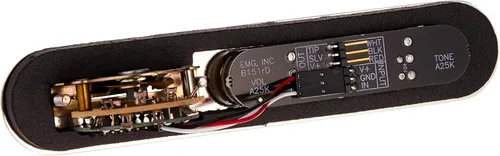Vista 4 de EMG T SYSTEM Juego de captadores precableados para guitarra Telecaster Plus sistema de placa de control, Negro