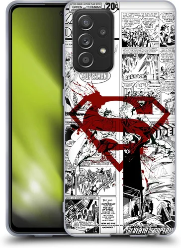 Vista 10 de Head Case Designs Funda de gel suave con licencia oficial de Superman DC Comics Collage Comicbook Art compatible con Galaxy A52 / A52s / 5G (2021)