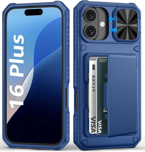 Vista 45 de BXYJY Funda tipo cartera para iPhone 15 Pro, tarjetero (4-5 tarjetas)