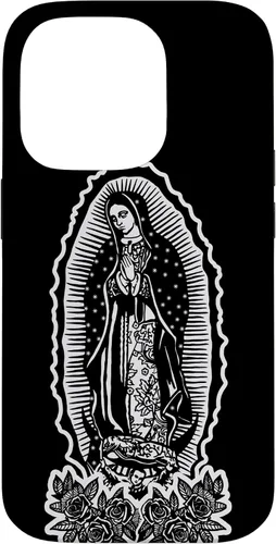 Vista 17 de Funda para iPhone 16 Nuestra Señora Virgen De Guadalupe Virgen María Tattoo Hombres Mujeres